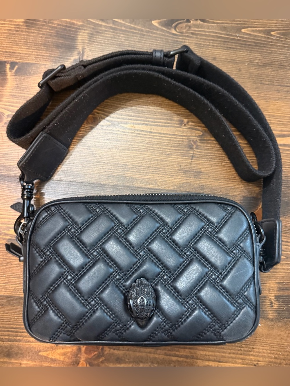 Kurt Geiger London
Double Zip Kensington Camera Crossbody Bag